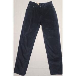 Levi's high waisted mom jeans 28'' x30'' lack corduroy